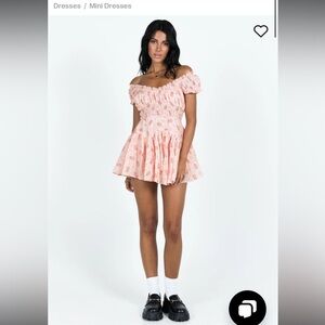 Princess Polly Anastasiya Pink Mini Dress Romper